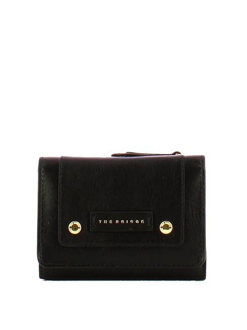 THE BRIDGE CECILIA Lederbrieftasche Schwarzes Gold - Brieftaschen Damen