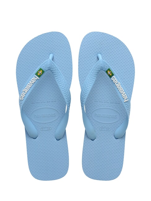 HAVAIANAS BRASIL LOGO Flip-Flops für Herren blau lavendel/weiß - Schuhe Unisex