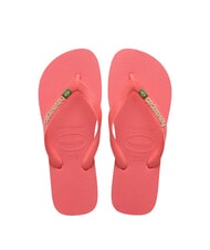 HAVAIANAS BRASIL LOGO Flip-Flops f&uuml;r Herren tropische Korallen - Schuhe Unisex - 1