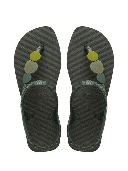 HAVAIANAS FLASH URBAN PLUS Flip-Flop-Sandalen olivgrün - Damenschuhe