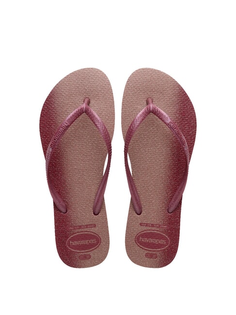 HAVAIANAS SLIM GLOSS Flip-Flops Amarant - Damenschuhe