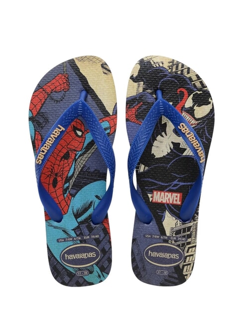 HAVAIANAS TOP MARVEL CLASSICS Gummi-Flip-Flops marineblu - Schuhe Unisex