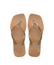 HAVAIANAS STYLESLIM SQUARE GLITTER Quadratische Flip-Flops - Damenschuhe