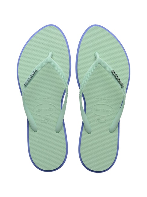 HAVAIANAS SLIM POINT Flip-Flops Provenceblau - Damenschuhe