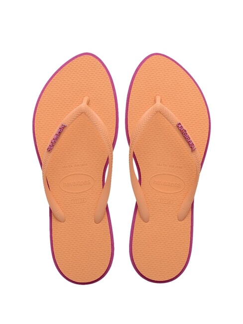 HAVAIANAS SLIM POINT Flip-Flops Rosengummi - Damenschuhe