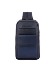 PIQUADRO FINN  Rucksack / Umhängetasche aus Leder - PC-Rucksäcke