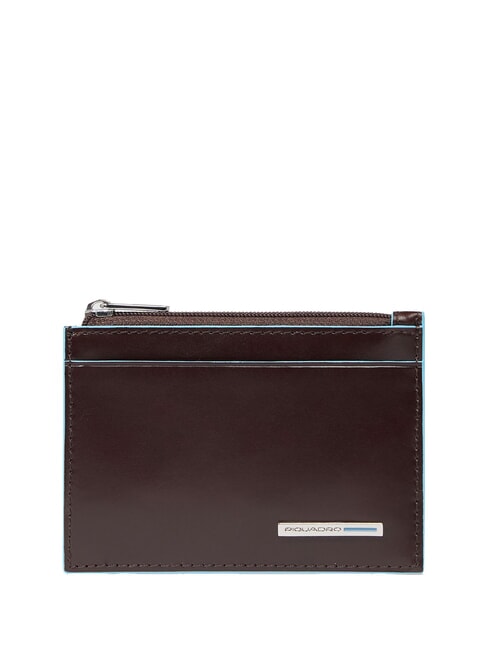 PIQUADRO BLUE SQUARE Schlüsseletui aus Leder MAHAGONI - Schlüsselanhänger und Schlüsseletuis