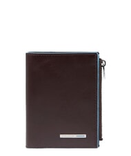 PIQUADRO BLUE SQUARE Vertikale Lederbrieftasche - Brieftaschen Herren