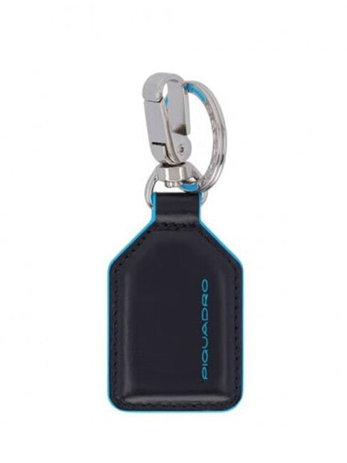 PIQUADRO BLUE SQUARE Schlüsselanhänger mit Karabiner Schwarz - Schlüsselanhänger und Schlüsseletuis