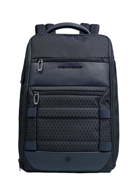 PIQUADRO HEXAGON 2-in-1-Rucksack, 15,6-Zoll-Laptophalterung Blau - PC-Rucksäcke