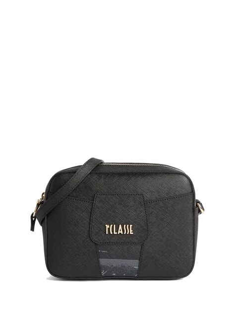 ALVIERO MARTINI PRIMA CLASSE WINDY CITY Kameratasche mit Geo-Dark-Einsatz Schwarz - Damentaschen