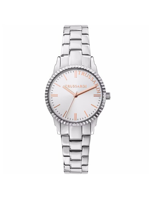 TRUSSARDI T-BENT Nur-Zeit-Uhr STAHL - Uhren