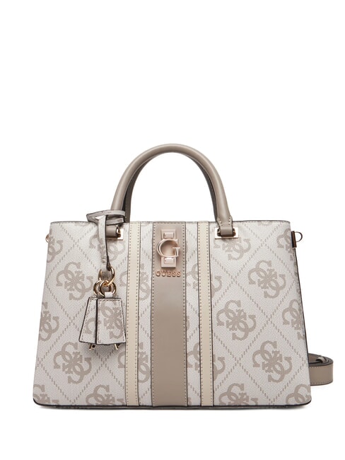 GUESS ERENIA Handtasche, mit Schultergurt Logo in dunklem Taupe - Damentaschen