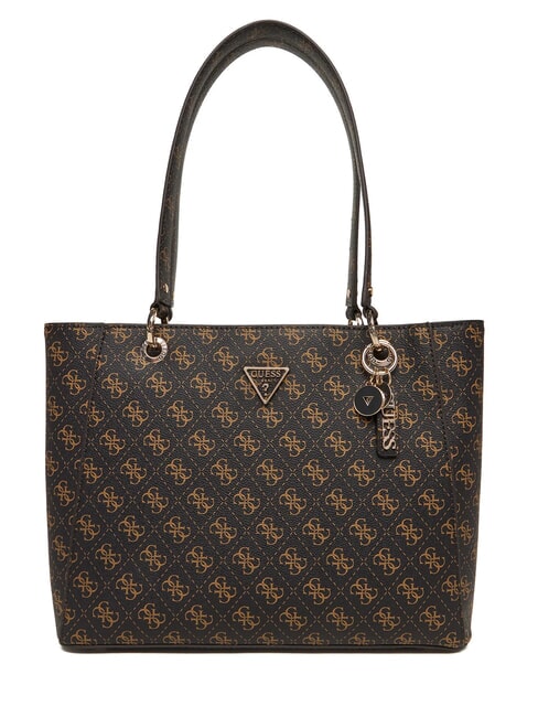 GUESS NOELLE 2 4G Schulter-Shopper braun - Damentaschen