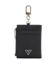 GUESS SAFFIANO Kartenhalter mit Schlüsselring - Brieftaschen Damen