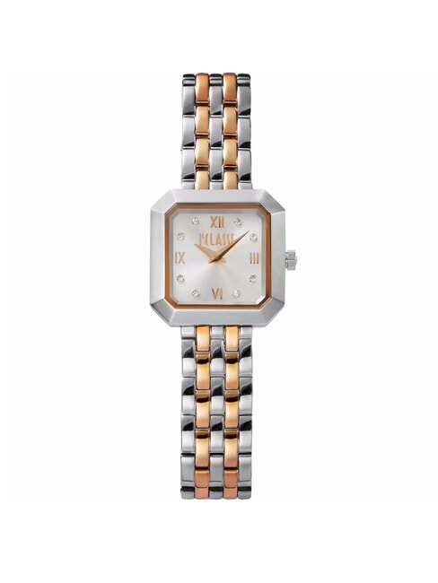 ALVIERO MARTINI PRIMA CLASSE CORFU Stahluhr mit reiner Zeitanzeige zweifarbig - Uhren