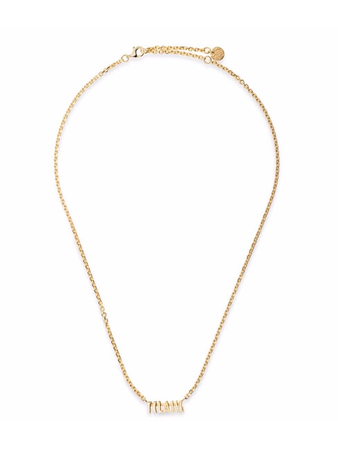 ALVIERO MARTINI PRIMA CLASSE MONTENAPO Silberkette mit Logo Gold - Halsketten