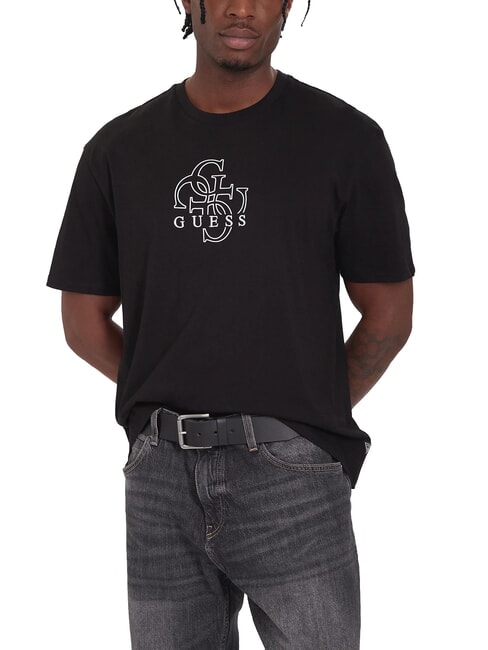 GUESS BASIC Baumwoll-T-Shirt jetbla - Herren-T-Shirts