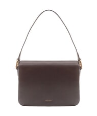 BIASIA NOVEAU Umh&auml;ngetasche aus Leder mit &Uuml;berschlag prune - Damentaschen - 1