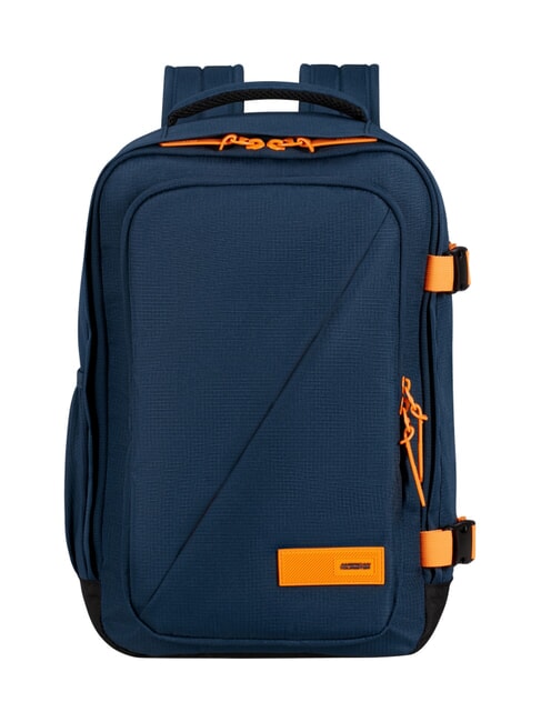 AMERICAN TOURISTER TAKE2CABIN M Underseater-Rucksack ok easyJet Dunkelmarineblau/Strahlendes Orange - Rucksäcke für Schule &amp; Freizeit