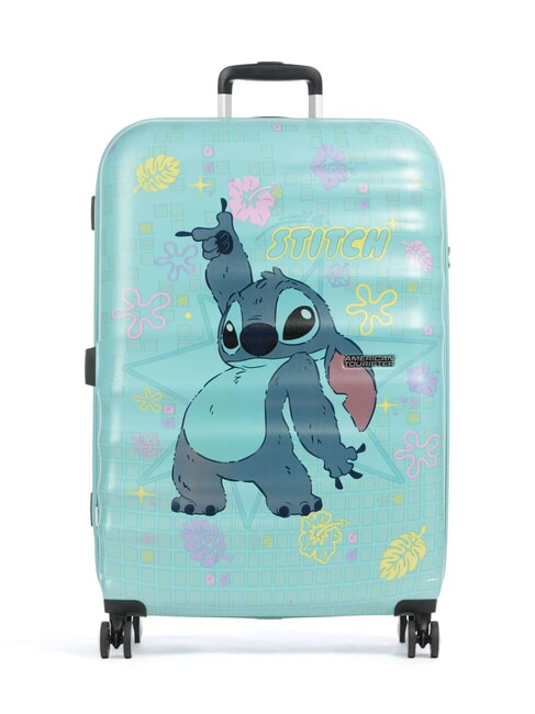 AMERICAN TOURISTER WAVEBREAKER DISNEY  Großer Trolley Stich Blume - Harte Trolleys