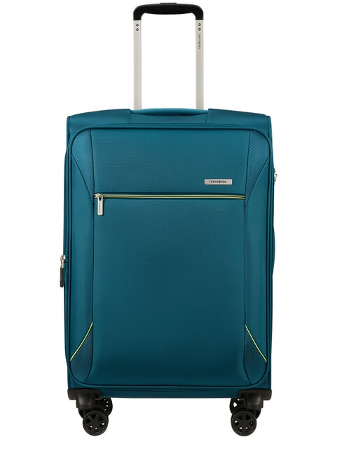 SAMSONITE BASE BREEZE Mittlerer Trolley petrolblau - Halbharte Trolleys