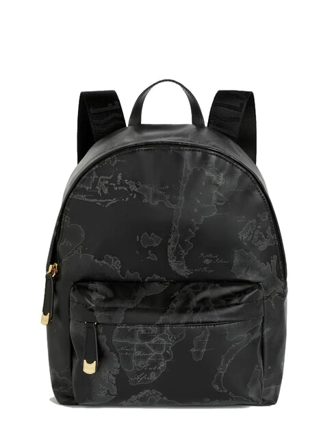 ALVIERO MARTINI PRIMA CLASSE GEO SOFT BLACK Runder Rucksack mit Tasche Schwarz - Damentaschen