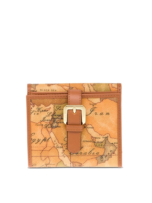 ALVIERO MARTINI PRIMA CLASSE GEO CLASSIC Kleine Geldbörse mit Schnalle NATÜRLICH - Brieftaschen Damen