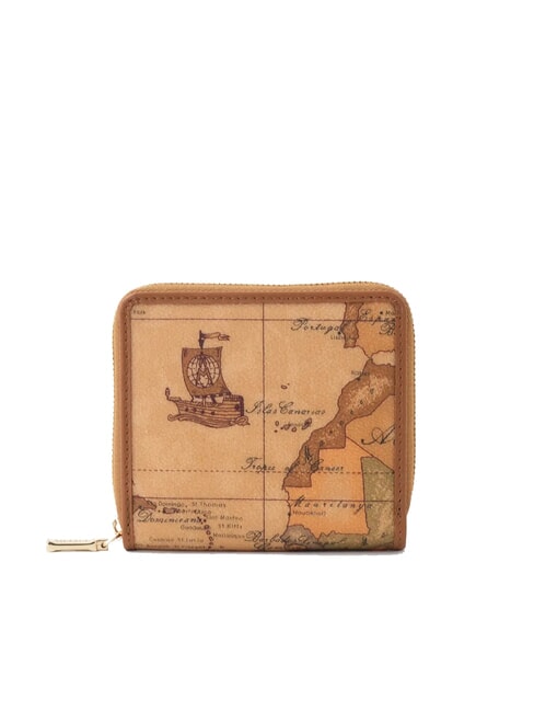 ALVIERO MARTINI PRIMA CLASSE GEO CLASSIC Kleine Geldbörse mit Rundum-Reißverschluss NATÜRLICH - Brieftaschen Damen