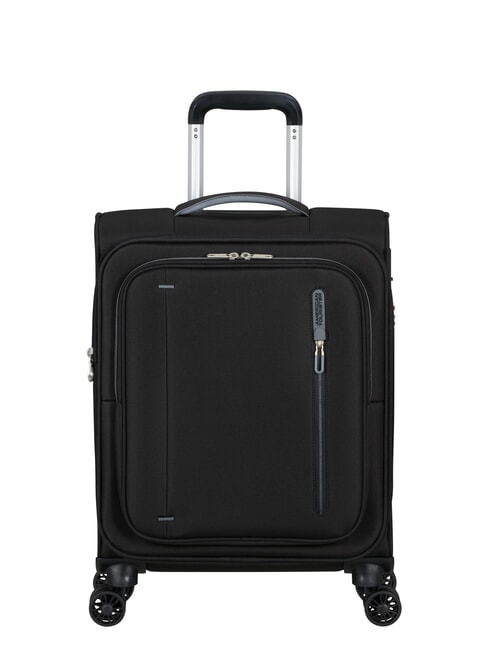 AMERICAN TOURISTER CLOUDRIDER Erweiterbarer Handgepäck-Trolley PECHSCHWARZ - Handgepäck