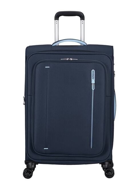 AMERICAN TOURISTER CLOUDRIDER Großer erweiterbarer Trolley Himmelblau - Halbharte Trolleys