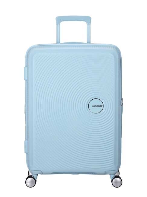 AMERICAN TOURISTER SOUNDBOX SPINNER Mittlerer Trolley, erweiterbar PASTELLBLAU - Harte Trolleys