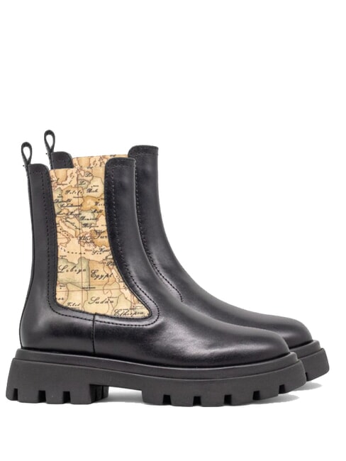 ALVIERO MARTINI PRIMA CLASSE GEO Stiefeletten aus Leder Schwarz - Damenschuhe