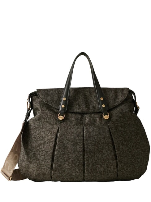 BORBONESE CROISSANT  Handtasche, mit Schultergurt Lorbeer - Damentaschen