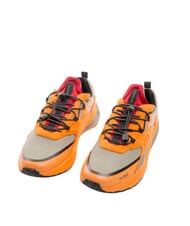 PIQUADRO CORNER 2.0 SPECIALE 2 Turnschuhe aus recyceltem Stoff ORANGE - Herrenschuhe - 1
