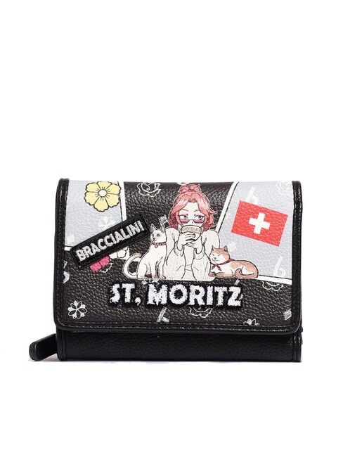 BRACCIALINI CARTOLINE St.Moritz Medium Wallet multi - Brieftaschen Damen