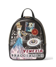 BRACCIALINI CARTOLINE Runder Rucksack VENICE - Damentaschen