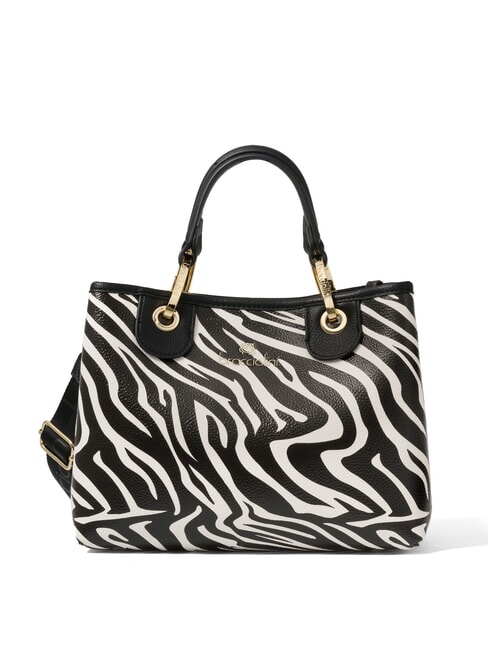 BRACCIALINI BETH SPECIAL Mittlere Handtasche mit Clutch Zebra - Damentaschen