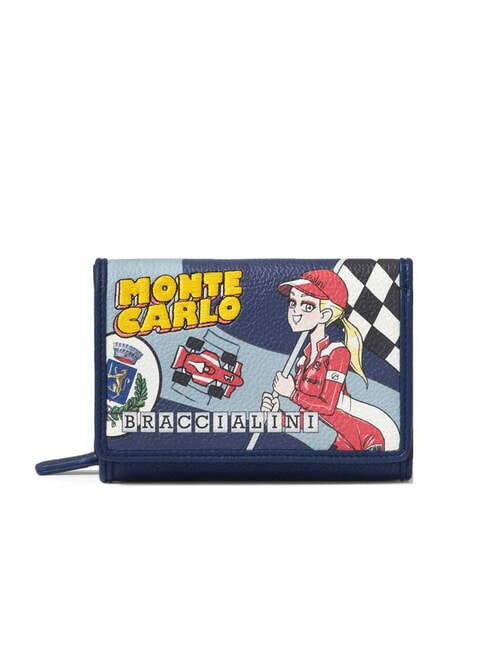 BRACCIALINI CARTOLINE MONTE CARLO Mittelgroße Geldbörse multi - Brieftaschen Damen