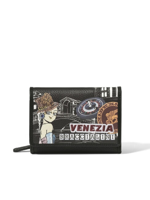 BRACCIALINI CARTOLINE VENICE Mittelgroße Geldbörse multi - Brieftaschen Damen