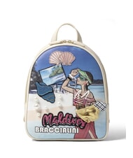 BRACCIALINI CARTOLINE MALEDIVEN Runder Rucksack - Damentaschen