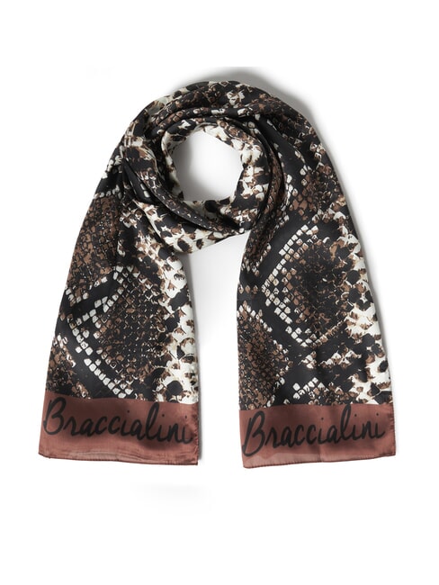 BRACCIALINI FOULARD Tierdruck Python - Schals