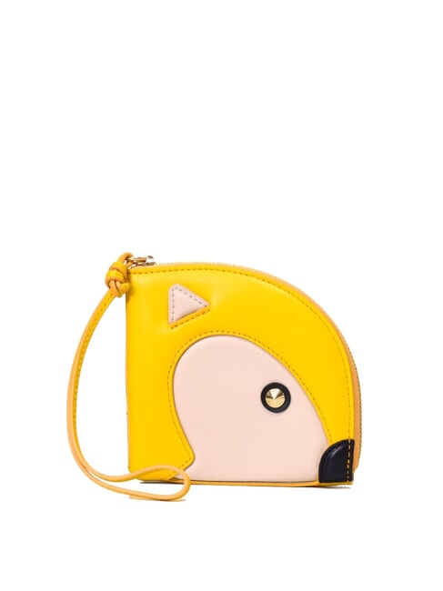 FURLA ALLEGRA Eichhörnchen-Geldbörse mit Polyserin pollen+ballerina i+schwarz - Brieftaschen Damen