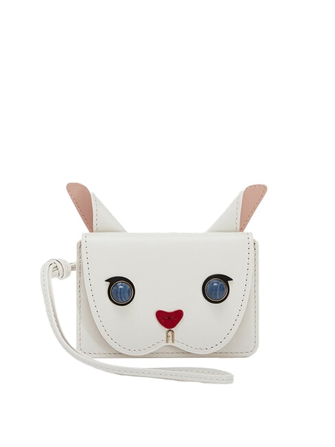 FURLA ALLEGRA Kartenetui aus Kalbsleder Marshmallow-Töne - Brieftaschen Damen