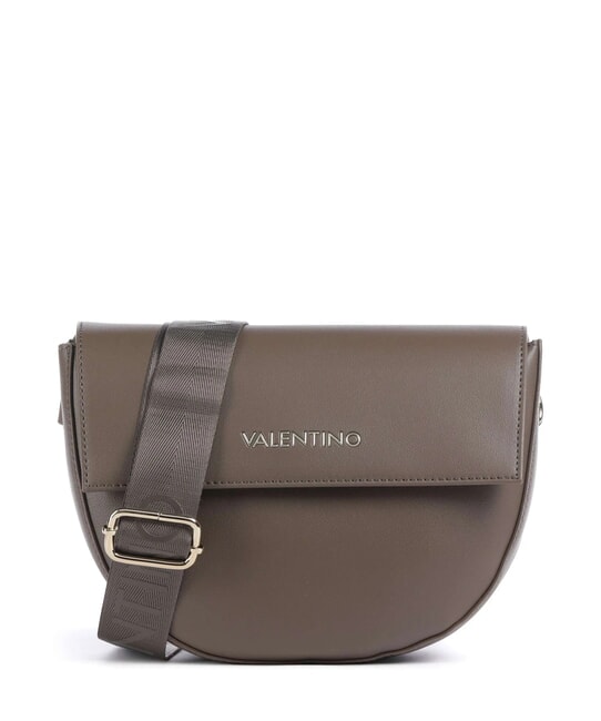 MARIO VALENTINO BIGS Tasche mit Schultergurt mit Logo taupe - Damentaschen