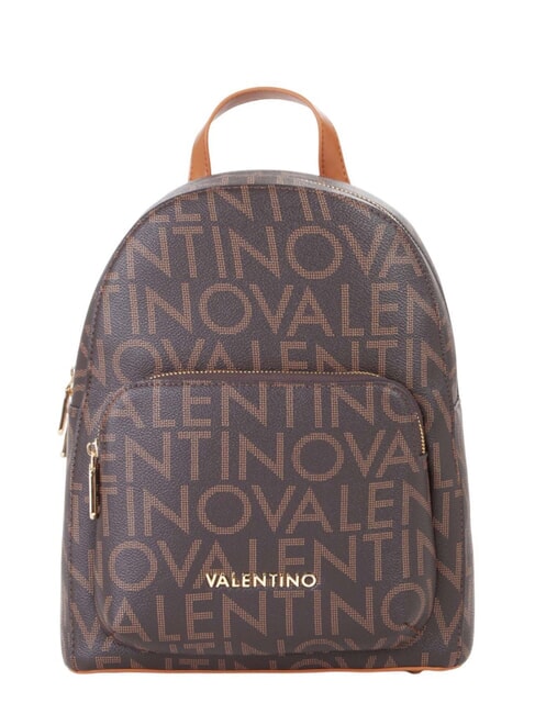 MARIO VALENTINO REGINA RE Rucksack mit Allover-Logo-Print dunkel/natur - Damentaschen