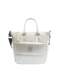 BLAUER PADDED NYLON Große Tragetasche mit Schultergurt - Damentaschen