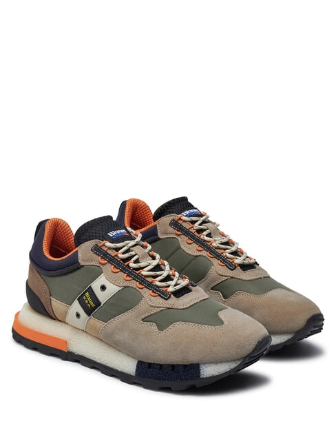 BLAUER HERON Turnschuhe Taupe/Militär - Herrenschuhe