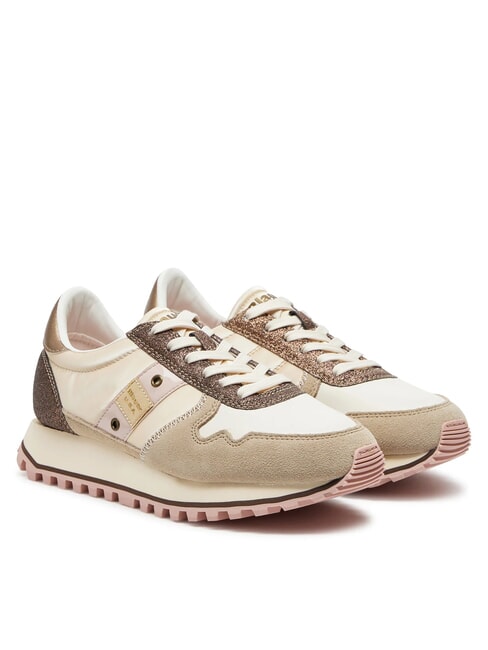 BLAUER MILLEN Turnschuhe creme/bronze - Damenschuhe
