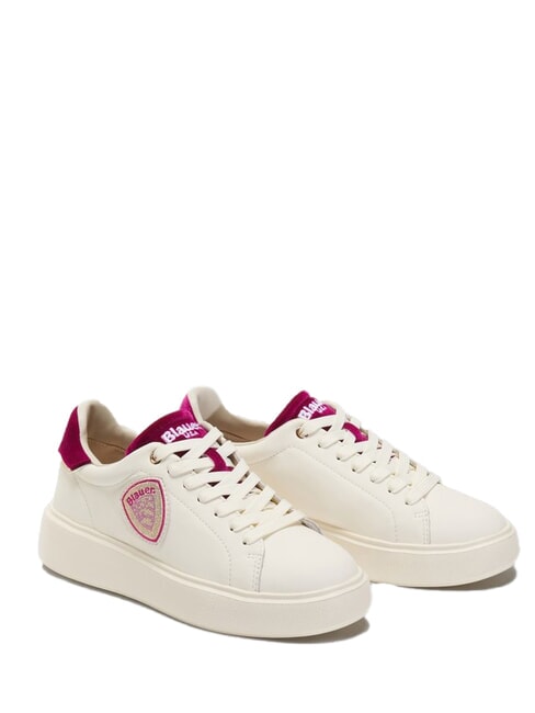 BLAUER VENUS Damen-Sneaker Creme/Cyclamin - Damenschuhe